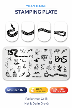 NAIL ART PLAKASI #012