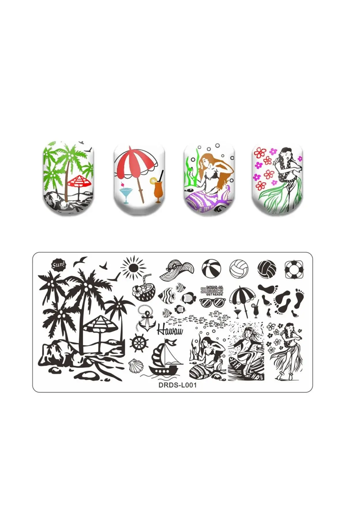 NAIL ART PLAKASI #013