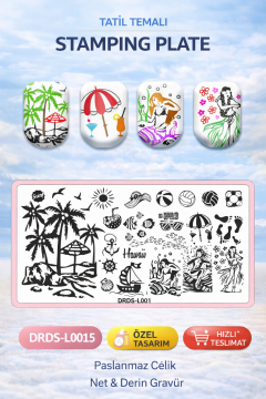 NAIL ART PLAKASI #013