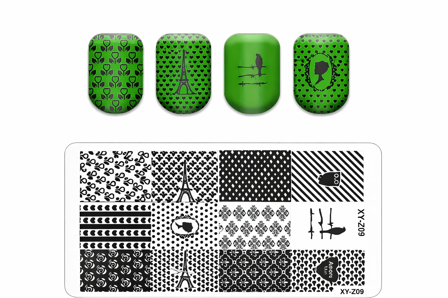 NAIL ART PLAKASI #015