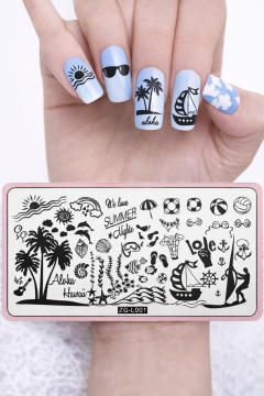 NAIL ART PLAKASI #019