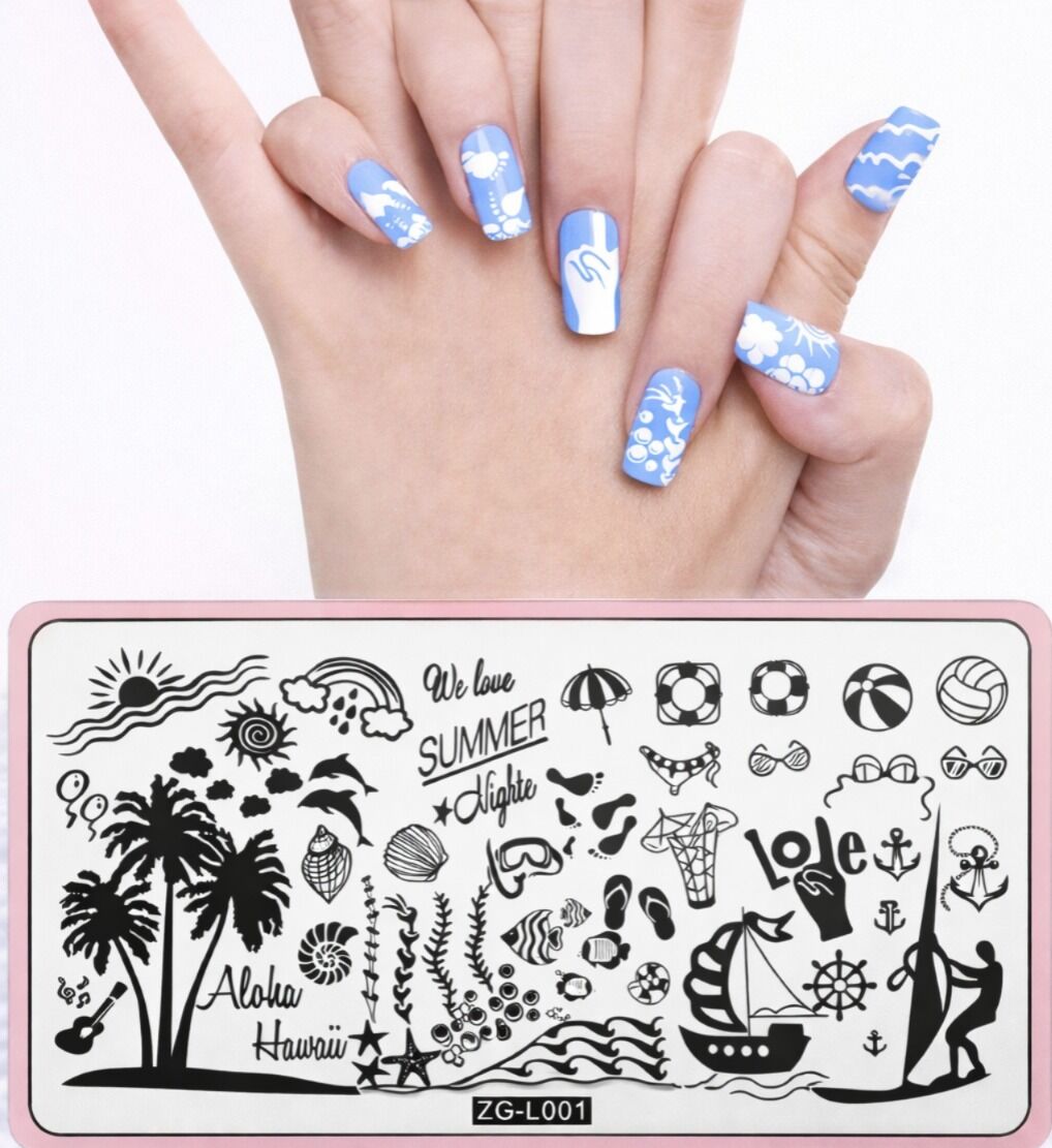 NAIL ART PLAKASI #019