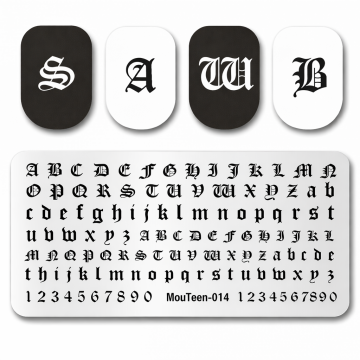 NAIL ART PLAKASI #020