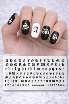 NAIL ART PLAKASI #020