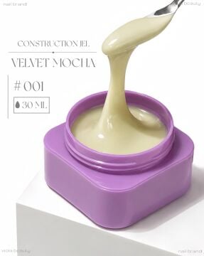 Construction Velvet Mocha #001 JEL -(Orta Akışkan Builder Jel)