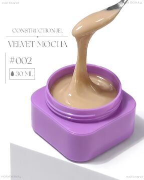 Construction Velvet Mocha #002 JEL -(Orta Akışkan Builder Jel)(Kopya)
