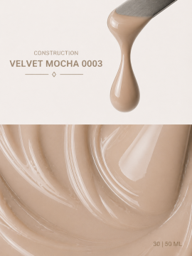 Construction Velvet Mocha #003 JEL -(Orta Akışkan Builder Jel)