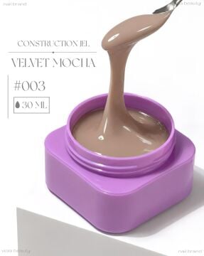 Construction Velvet Mocha #003 JEL -(Orta Akışkan Builder Jel)