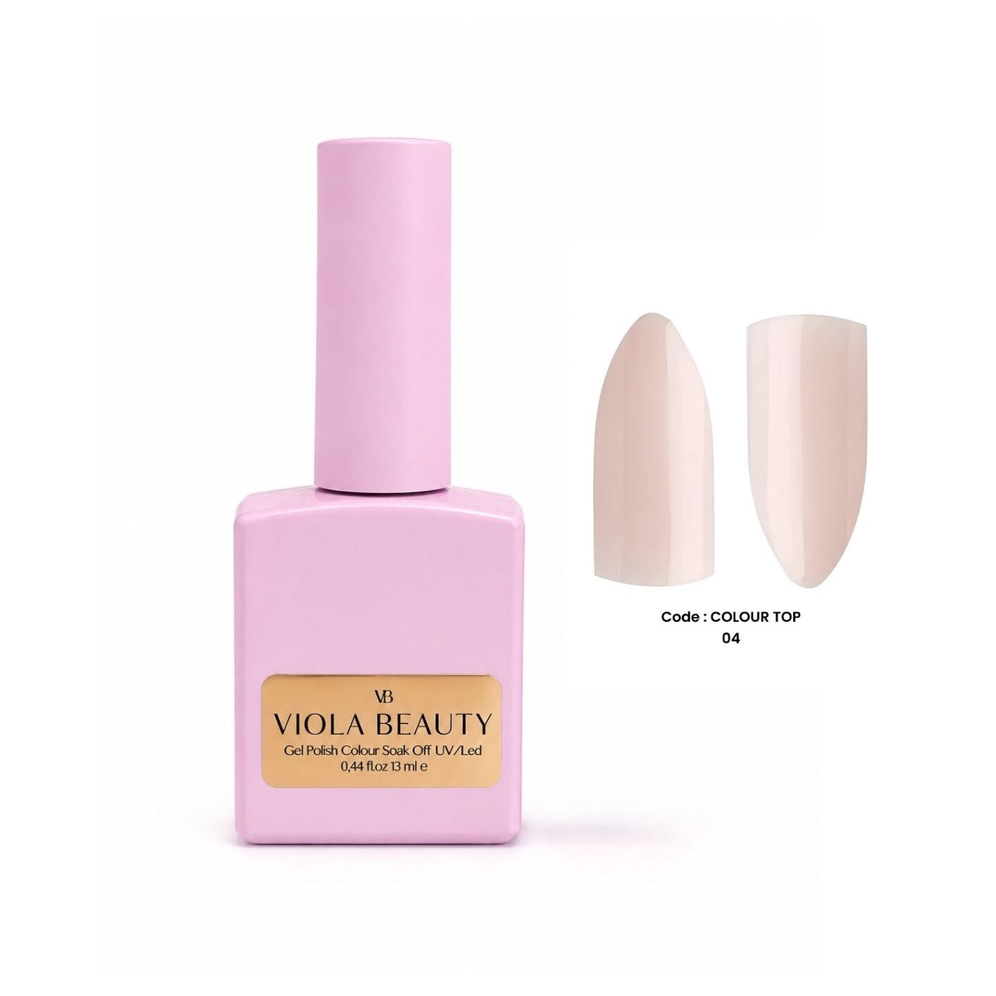Color Top Coat #0004-13ml (Renkli Top Coat)
