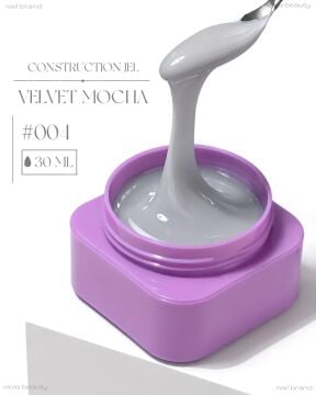 Construction Velvet Mocha #004 JEL -(Orta Akışkan Builder Jel)