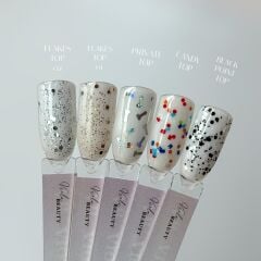 Flakes #001 Top Coat -13ml -Simli Top Coat
