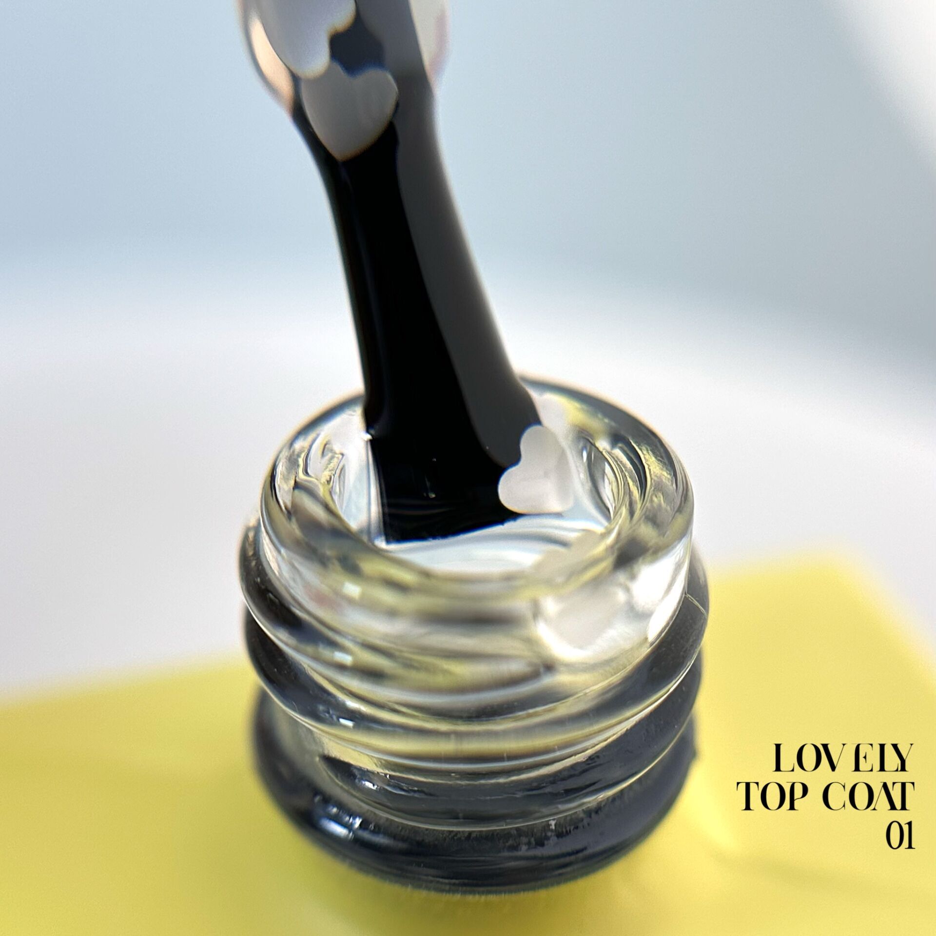 Lovely #001 Top Coat -13ml -Simli Top Coat