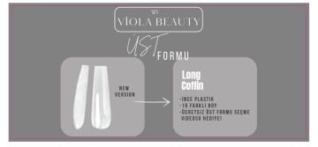 VIOLA ÜST FORMU- LONG COFFIN