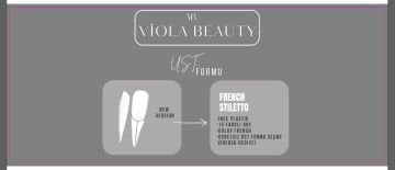 VIOLA ÜST FORMU- FRENCH STILETTO