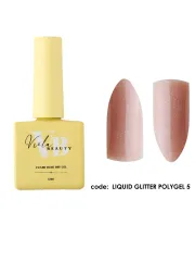 Liquid Poly Jel Glitter #0005 - Güçlendirme İçin Uygun Simli Jel