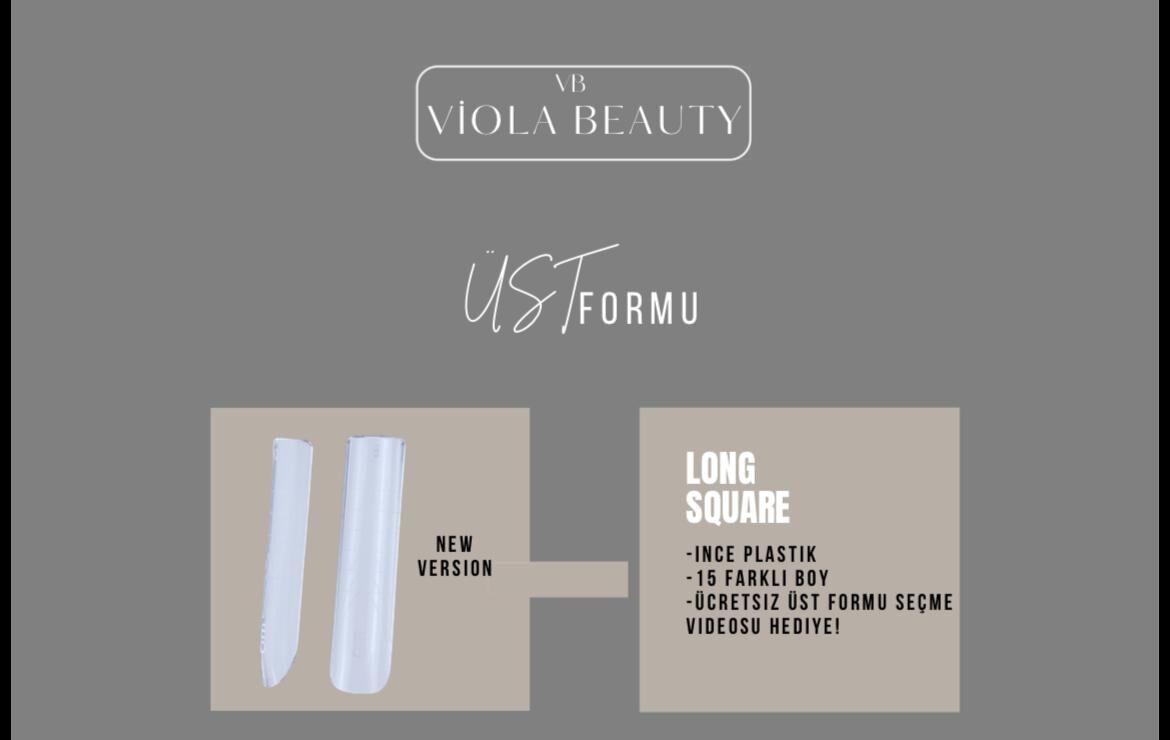 VIOLA ÜST FORMU- LONG SQUARE