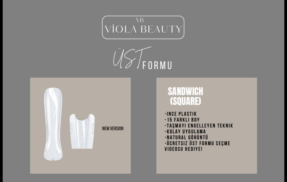 VIOLA ÜST FORMU- SANDWICH SQUARE