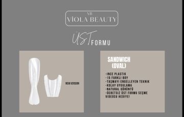 VIOLA ÜST FORMU- SANDWICH OVAL
