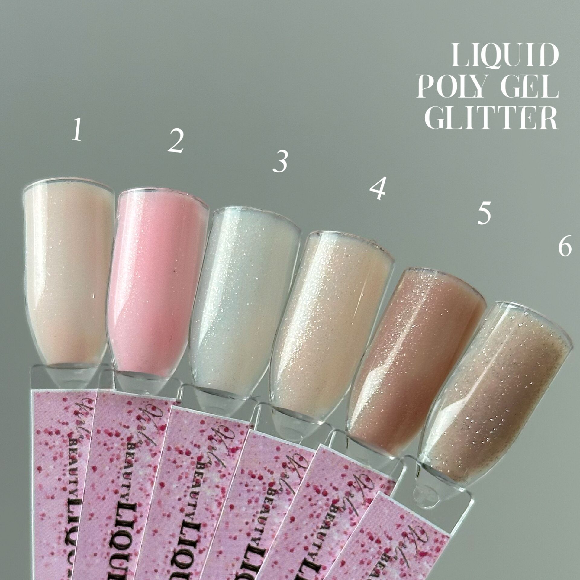 Liquid Poly Jel Glitter #0006- Güçlendirme İçin Uygun Simli Jel-