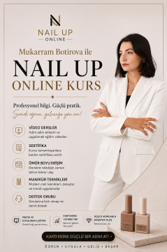 NAIL UP ONLINE EĞİTİM PAKETI-BAŞLANGIÇ SETI HEDIYELI (3500 TL DEĞERINDE)ADRES BİLGİLERINIZI YAZMAYI UNUTMAYIN