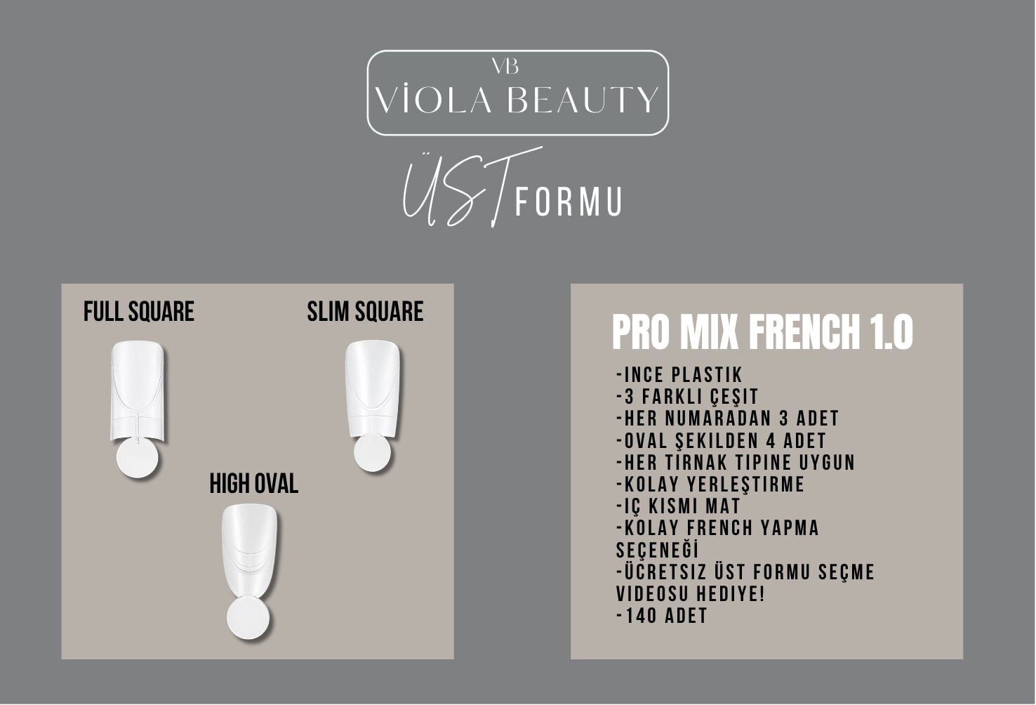 VIOLA ÜST FORMU- PRO MIX FRENCH 1.0