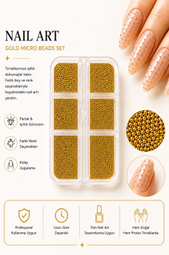 NAIL CHARM GOLD BONCUK