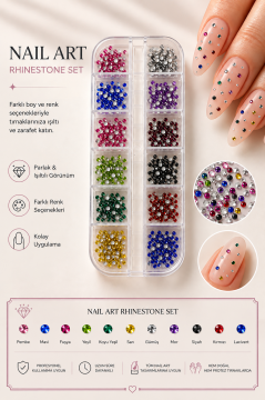 NAIL CHARM-RENKLİ TAŞLAR #01