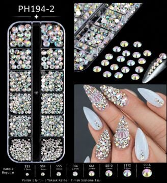 NAIL CHARM- HOLOGRAMLI TAŞ