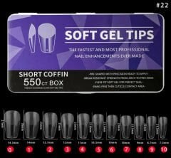 SOFT JEL TIPS SHORT COFFIN