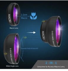 MACRO LENS 045X - FISH EYE VE MAKRO ÇEKIM LENSI