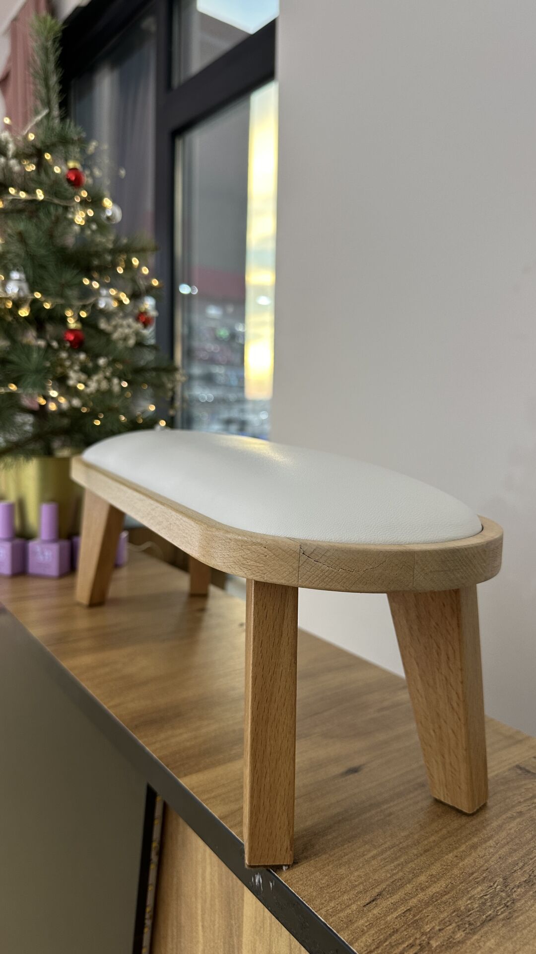 KOL DESTEĞİ BEJ RENK-NATURAL AĞAÇ