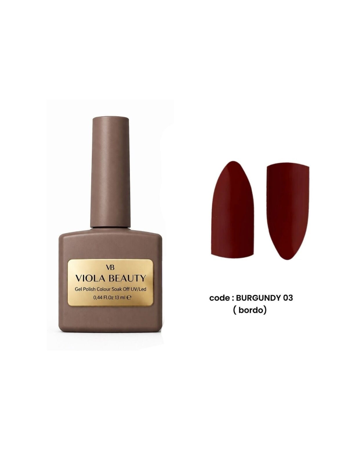 Burgundy #0003 Kalıcı Oje -13ml