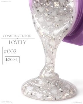 Construction Lovely Jel #0002- (Orta Akışkan Kıvamlı Kalpli Jel)