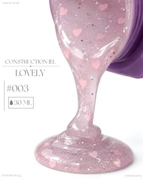 Construction Lovely Jel #0003- (Orta Akışkan Kıvamlı Kalpli Jel)