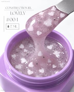 Construction Lovely Jel #0004- (Orta Akışkan Kıvamlı Kalpli Jel)