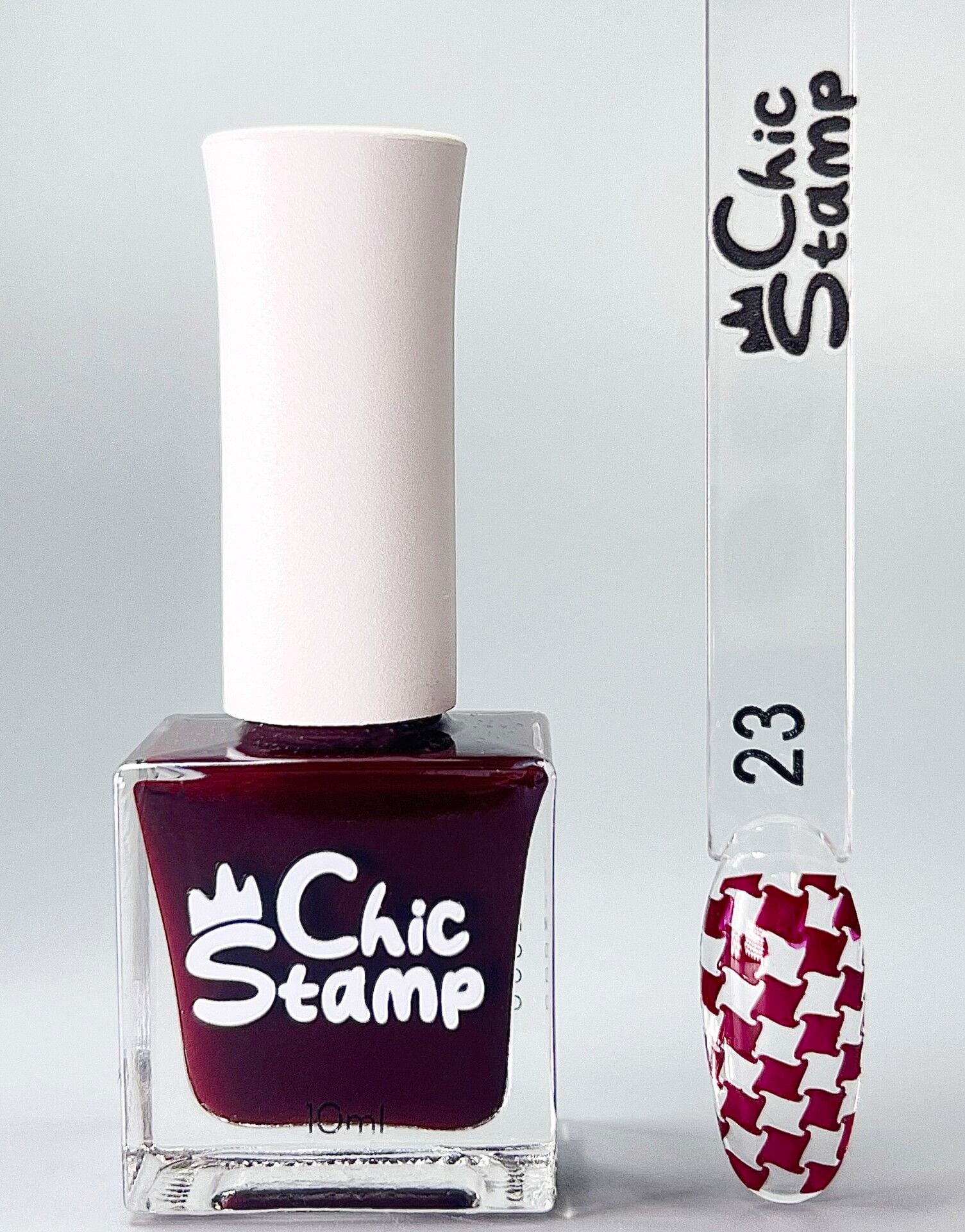 CHICSTAMP OJE -23 (BORDO)