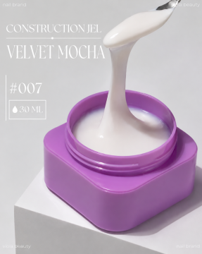 Construction Velvet Mocha #007 JEL -(Orta Akışkan Builder Jel)