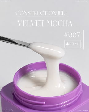 Construction Velvet Mocha #007 JEL -(Orta Akışkan Builder Jel)