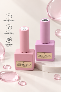 Water Drop Top Coat Set (Su Damlacıklı Efekti Veren Dizayn Top Coatı)- 13ML