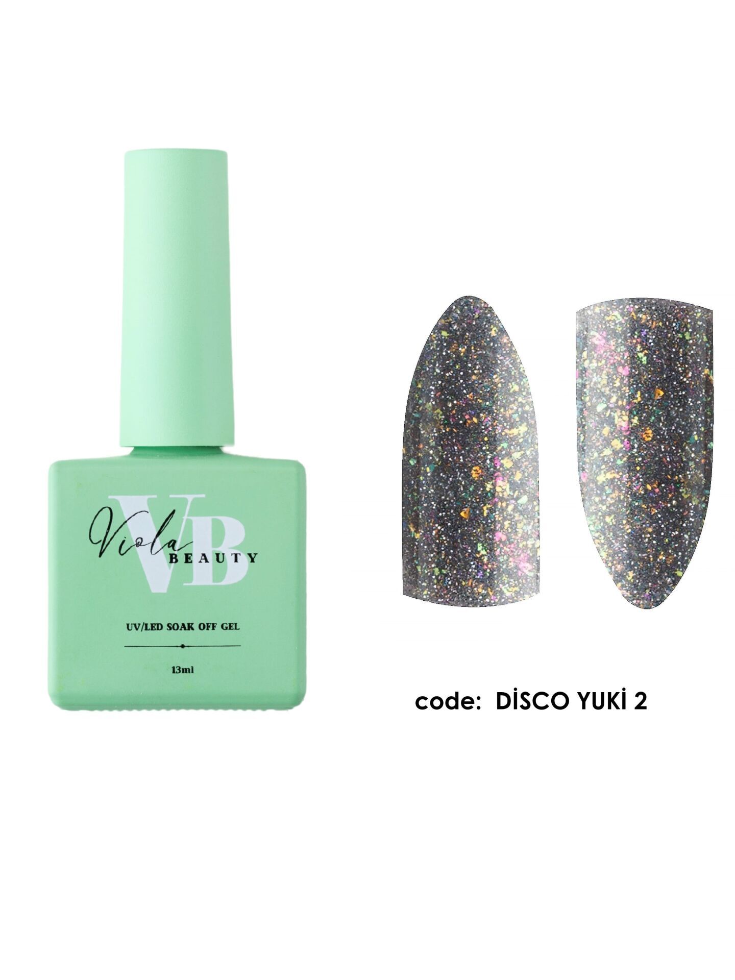 Disco Yuki #0002 Kalıcı Oje-13ml