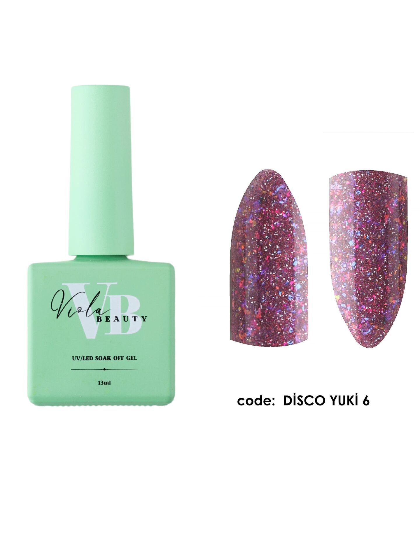 Disco Yuki #0006 Kalıcı Oje-13ml