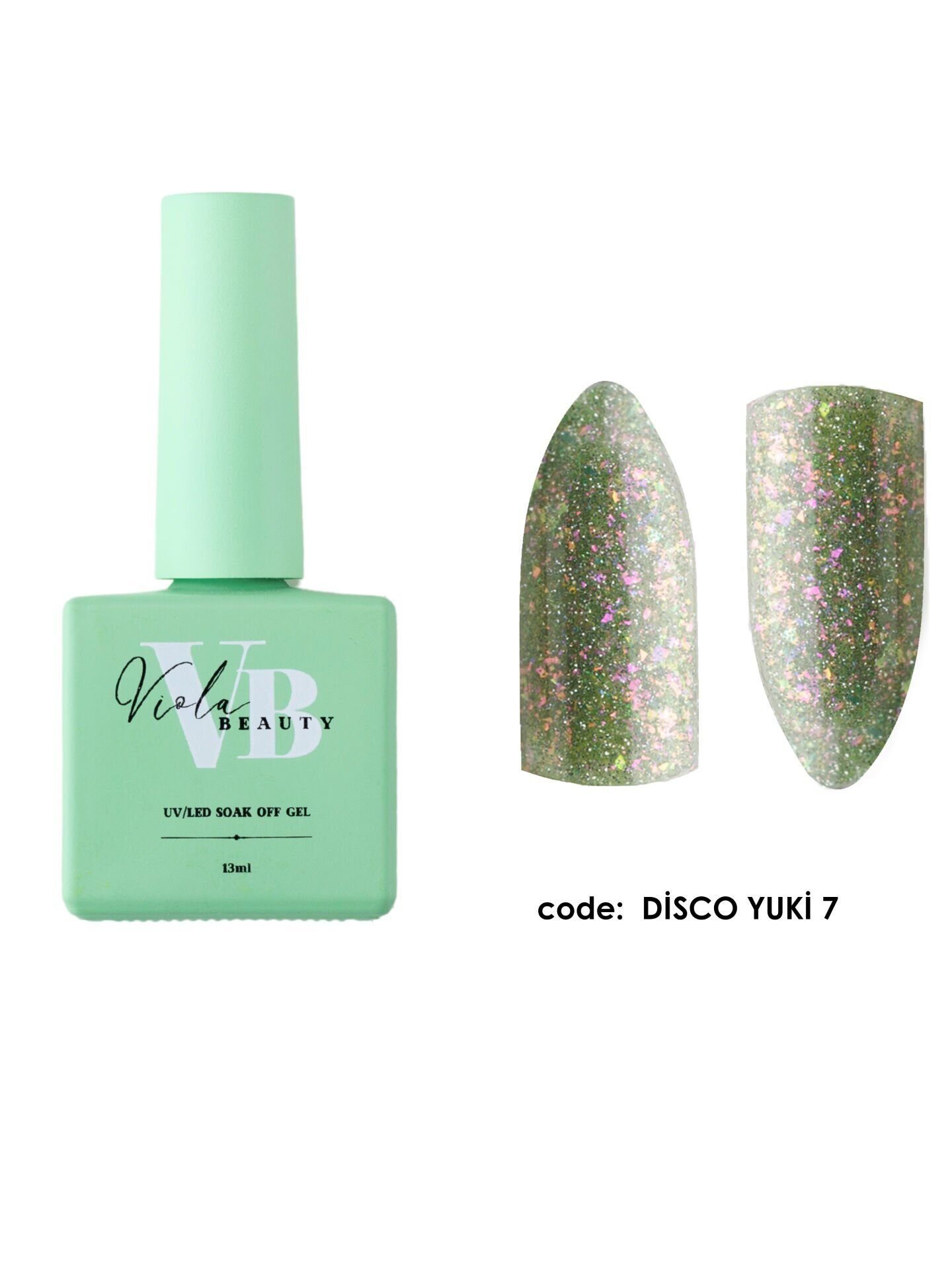 Flash Disco Yuki #0007 Kalıcı Oje-13ml